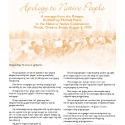Apology to Native People