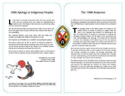 1986 Apology to Indigenous Peoples