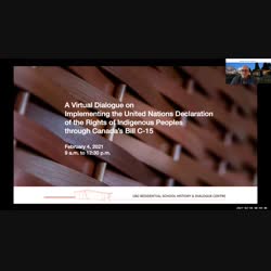 A Virtual Dialogue on Implementing the United Nations Declaration on the Rights of Indigenous Peoples through Canada’s Bill C-15