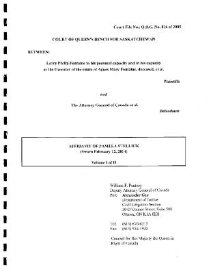 Affidavit of Pamela Stellick 