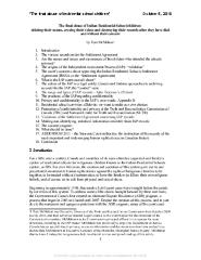 The final abuse of Indian Residential School children : deleting their names, erasing their voices and destroying their records after they have died and without their consent