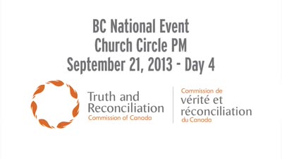 British Columbia National Event: Church Sharing Circle PM 104