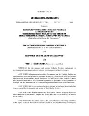 Settlement Agreement, Schedule "O-3"