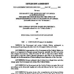 Settlement Agreement, Schedule "O-3"
