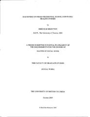 Daughters of Indian residential school survivors : healing stories