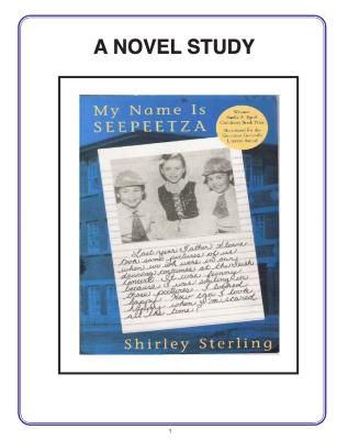 A novel study : my name is Seepeetza