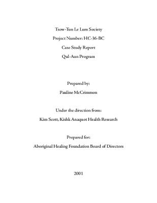 Case study report : Qul-Aun Program