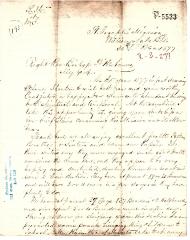 Letter to Mgr Louis D'Herbomez, o.mi. — Lettre à Mgr Louis D'Herbomez, o.mi.