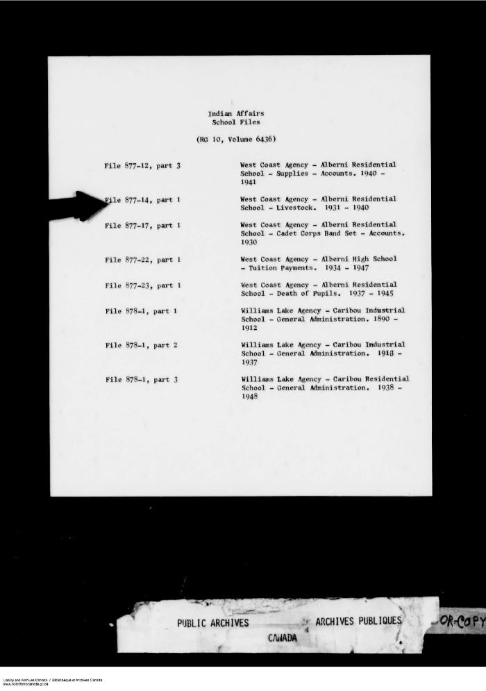 Part 1 of 1, 1931-1940