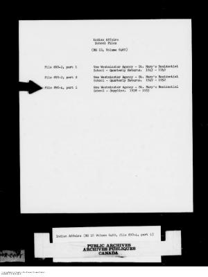 Part 1 of 10, 1938-1953