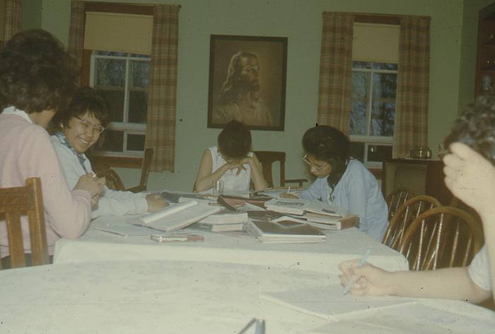 "Canso": One of the planes used to fly students south to school