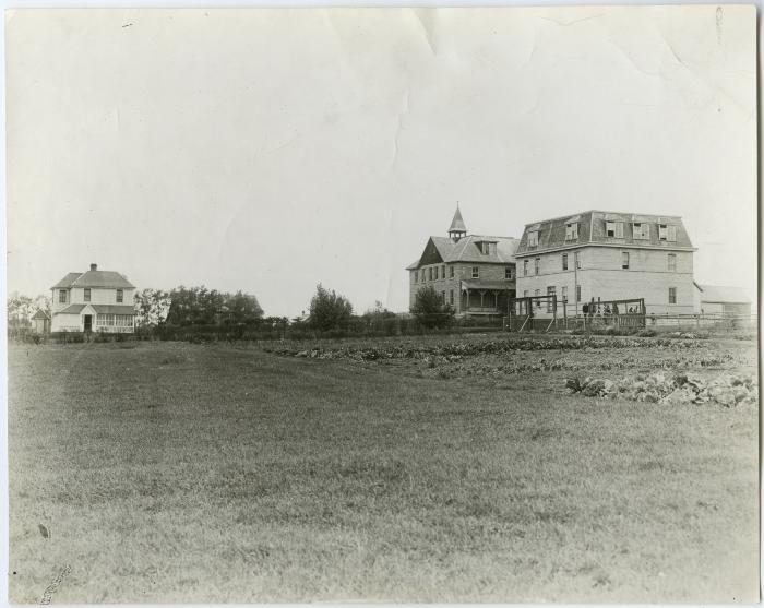 [School, student residence and staff house, Red Deer Industrial School]