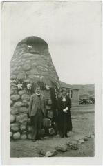 [Mrs. McKay, and nephew of the late Rev. McKay on the occasion of the unveiling of the cairn erected in memory of Rev. Hugh McKay, missionary to the Indians and former principal of Round Lake Residential School]