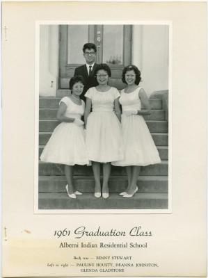 1961 Graduation Class, Alberni Indian Residential School
