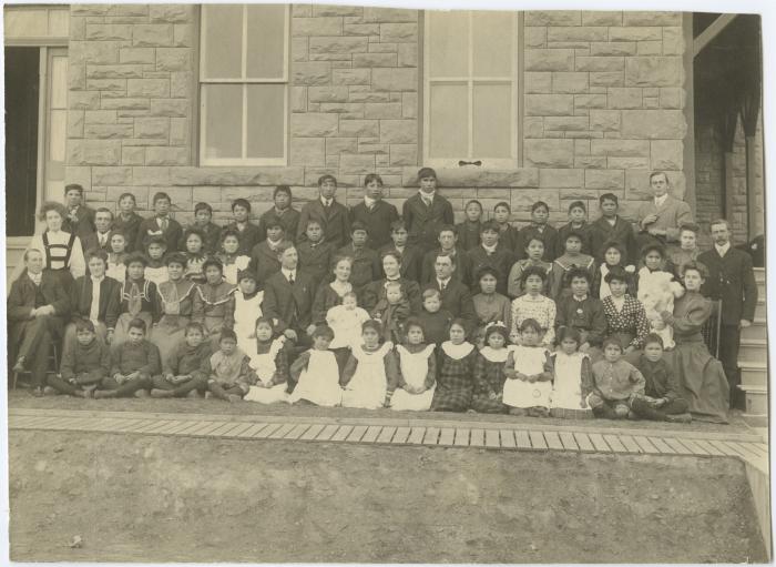 [Teachers and students, Red Deer Industrial Institute]