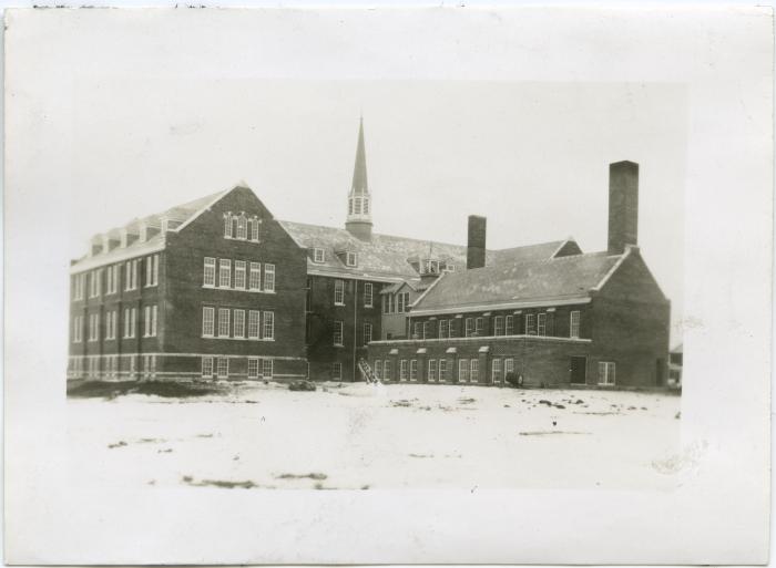 [Edmonton Indian Residential School : rear view of building]