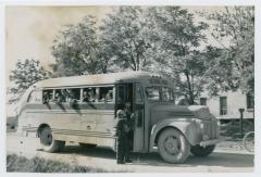 [School bus at Mt. Elgin Indian Day School]