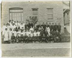 [Staff and students, Red Deer Indian Institute]