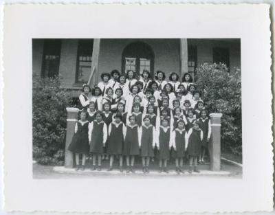 [C.G.I.T. group, File Hills Residential School, Sask.]