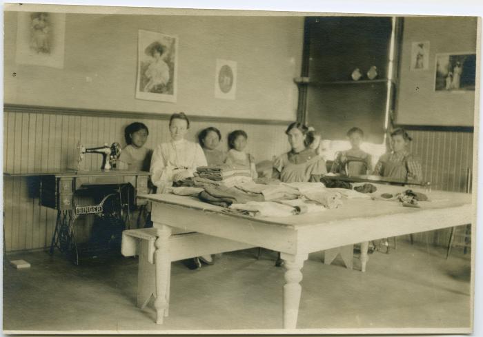 [Sewing class, Brandon Industrial Institute]