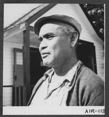 Alberni Indian Residence Alberni, B. C. Mr. Francis Charlie, manager of Friendship Centre.