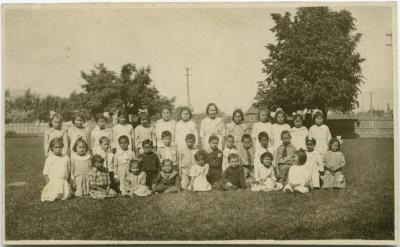 Children under 10 yrs, Coqualeetza