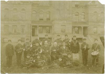 Band boys of Coqualeetza Institute