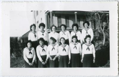 C.G.I.T. group, File Hills Residential School, Sask.