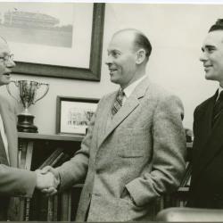 A visit from African missionary, Dr. [William Sidney] Gilchrist. He showed the assembled school slides of Africa