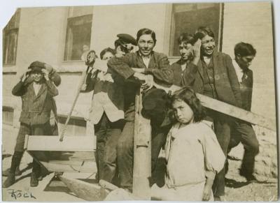 Children at the Brandon Indian School