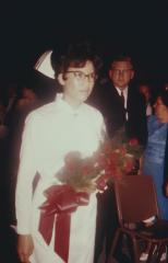 Girls and boys in residence taken at the grounds of Girls Residence