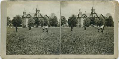 Exterior of the Muncey Indian Residential School