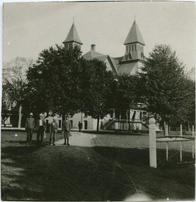 Exterior of the Mount Elgin Indian Industrial Institute, Muncey