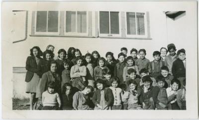 Members of the Cote Indian Day School