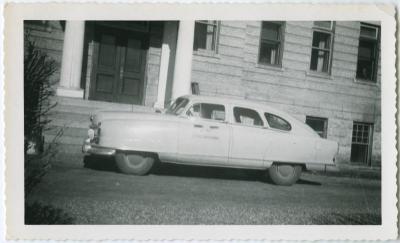 Portage la Prairie, June 1951. The new car