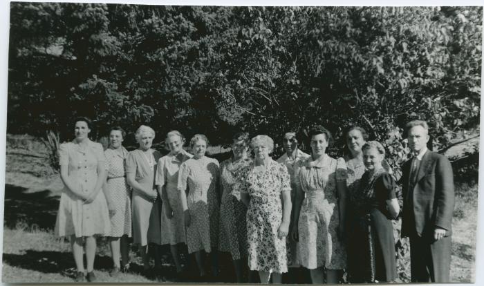 Rev. R. T. [Roscoe Tranmer] Chapin and Staff, October 1943