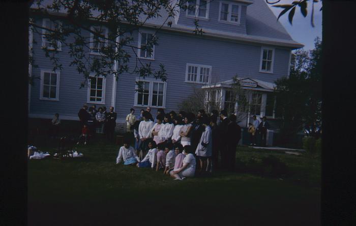 Marion Robertson graduate as R.N. [registered nurse] (Norway House)