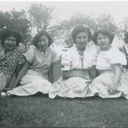 Part of the Senior Sewing Class, 1951-1952