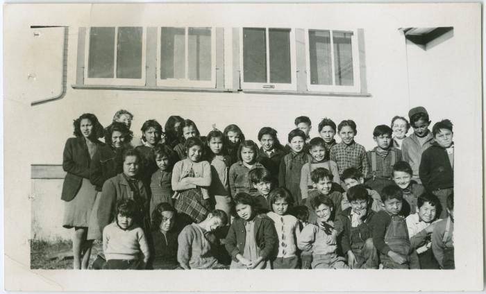 Members of the Cote Indian Day School