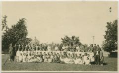 Pupils and staff, Coqualeetza