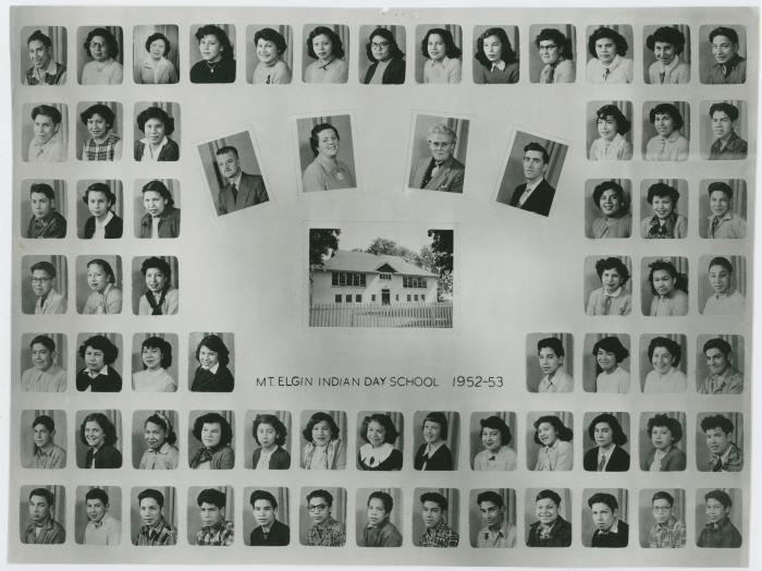 Mt. Elgin Indian Day School 1952-53