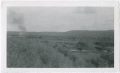 Road leading from the school across the bridge to the Reserve, Round Lake Sask.