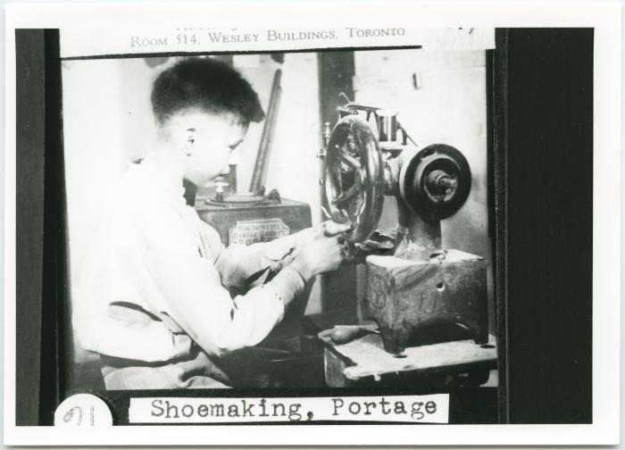 Shoemaking at Portage