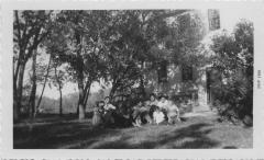 Some of our boys with friends, Teulon Boys' Residence