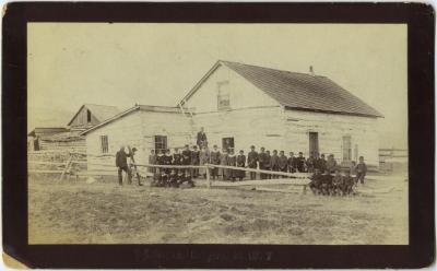 The second orphanage at Morley, Alta.