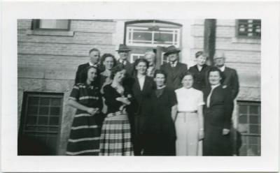 The staff, Indian Residential School, Portage la Prairie, September 1950