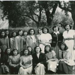 This snap was taken a year ago, so all our big girls are not here now