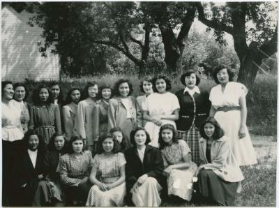 This snap was taken a year ago, so all our big girls are not here now