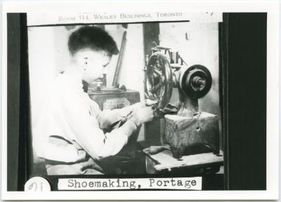 Shoemaking at Portage