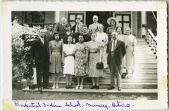 The staff at the Residential Indian School, Muncey
